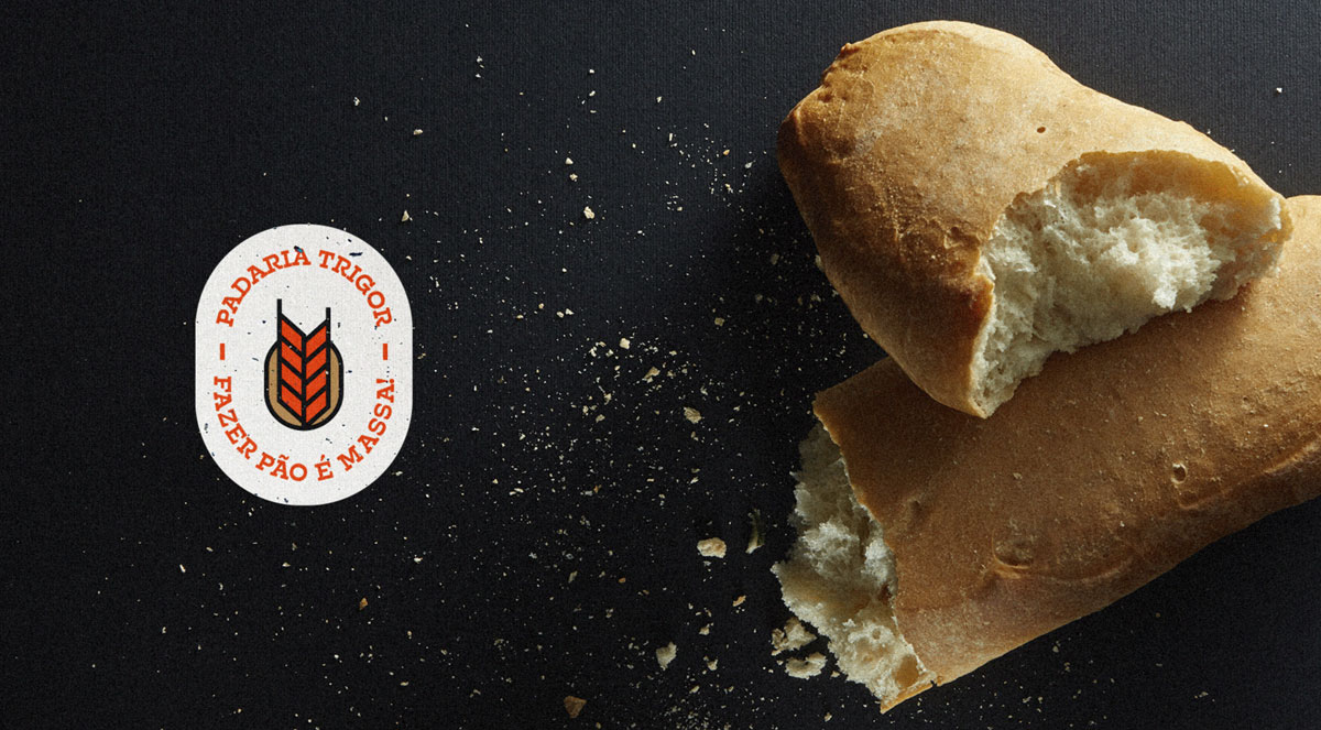 小麦形象！面包烘焙品牌VI设计