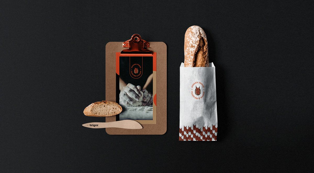 小麦形象！面包烘焙品牌VI设计