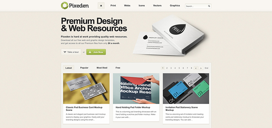 设计神器Pixeden！高级设计和网页开发设计资源库！