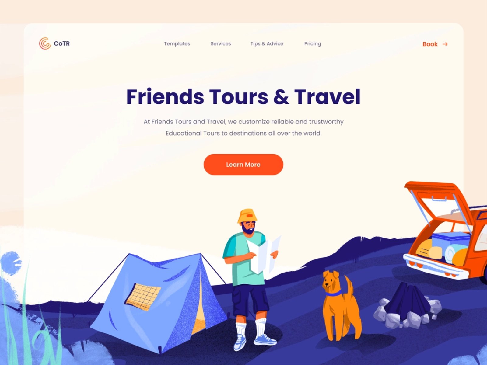 去旅游吧！12组旅行社WEB界面设计灵感