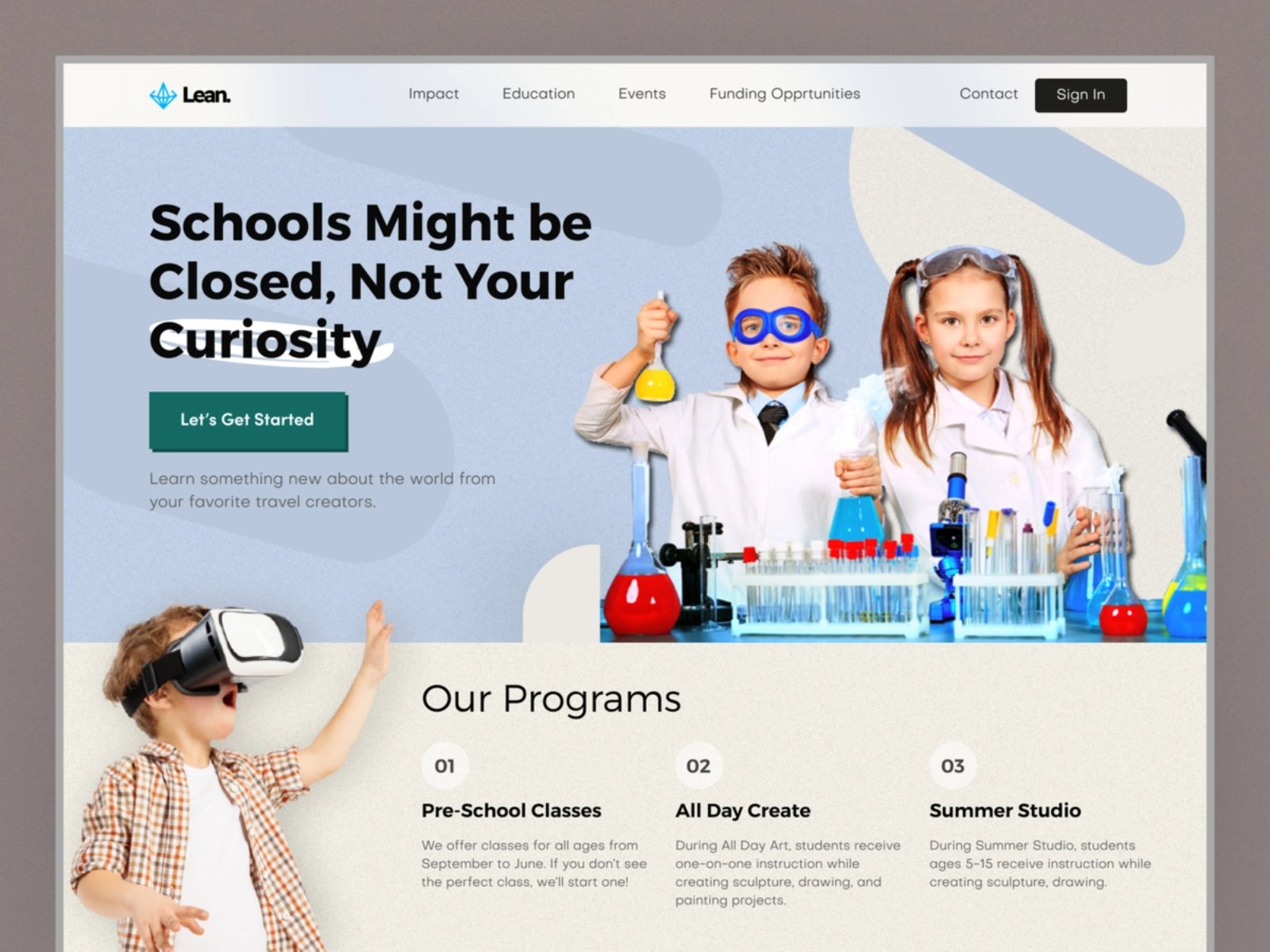 天才第一步！12组儿童教育WEB界面设计灵感