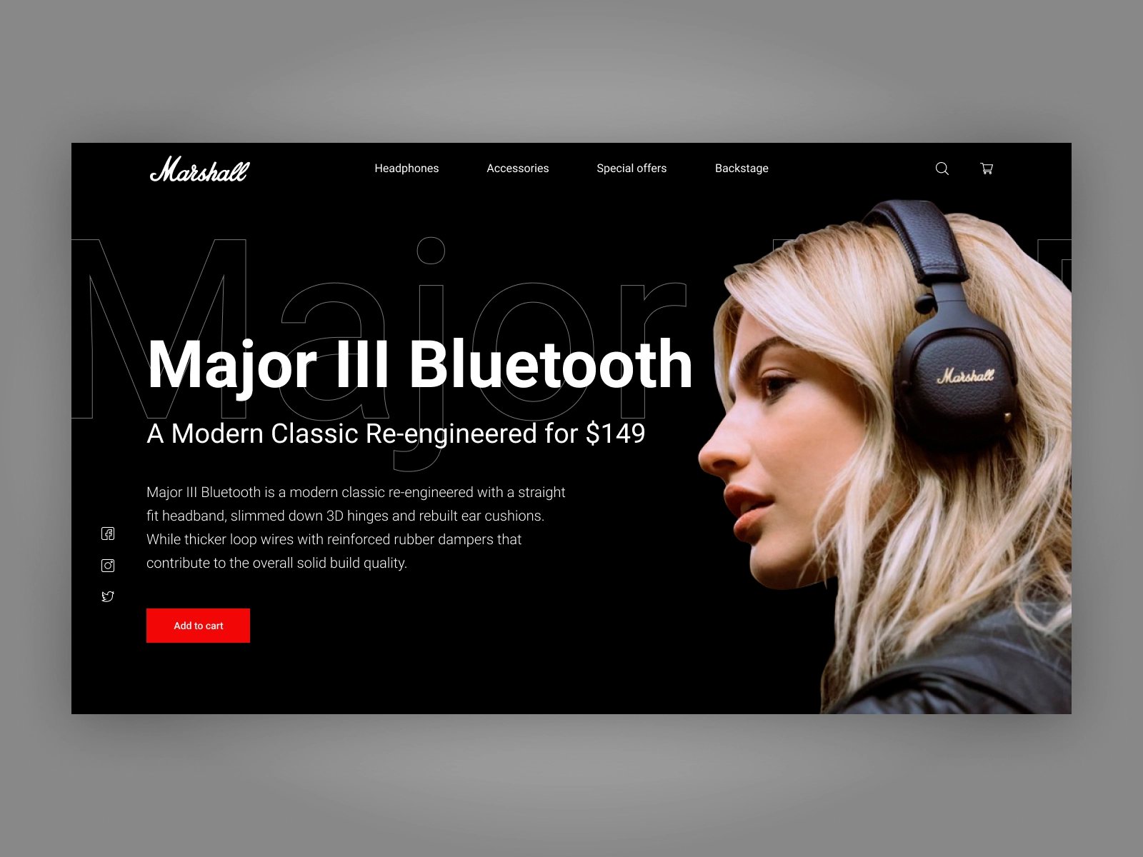 独自聆听！12组耳机产品WEB界面设计灵感