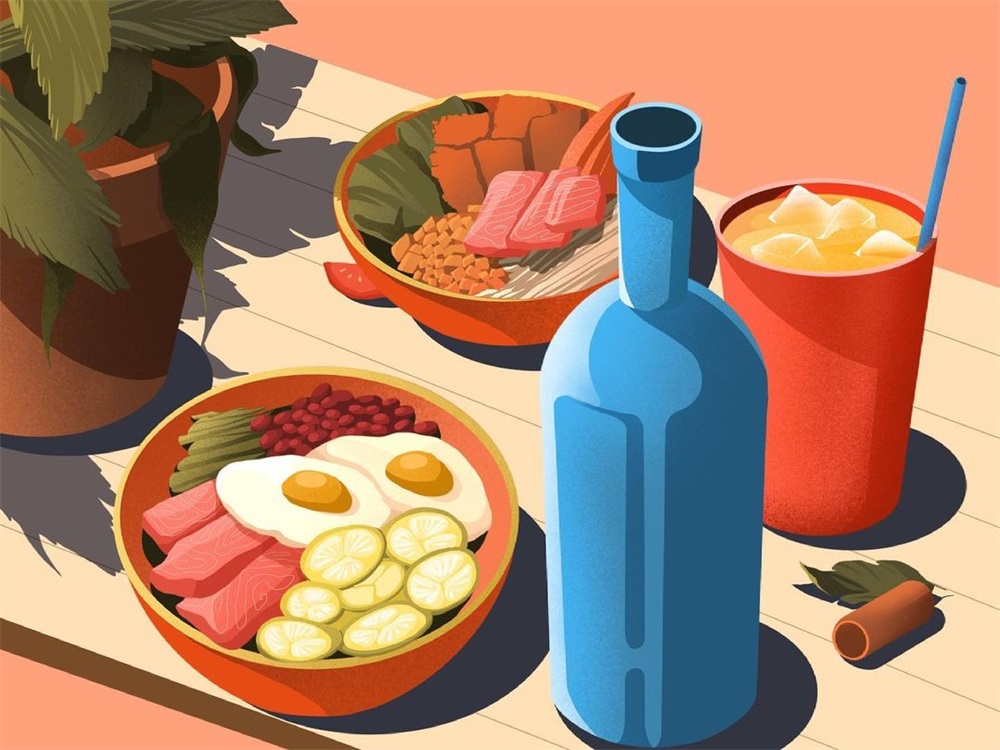 秀色可餐！12 张美食插画
