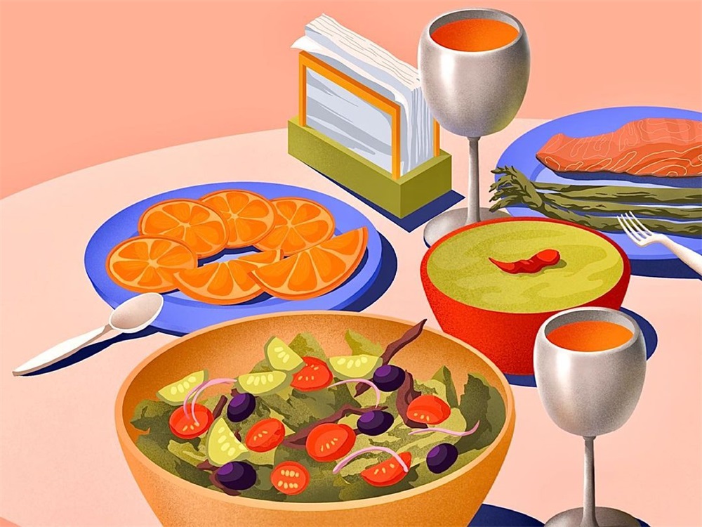秀色可餐！12 张美食插画