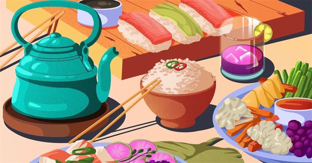 秀色可餐！12 张美食插画