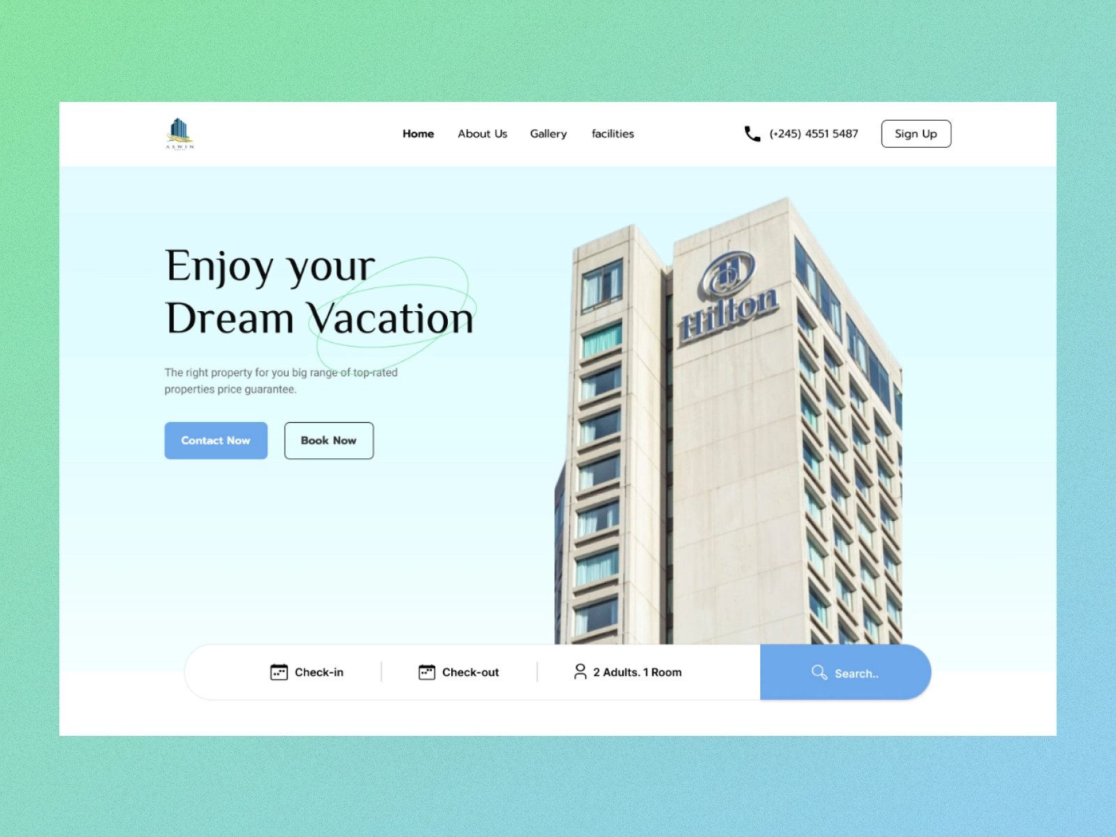 出行必选！12组酒店品牌WEB界面设计灵感