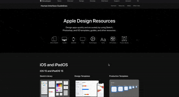 设计神器Developer！苹果公司官方出品的设计组件、字体、样机资源库