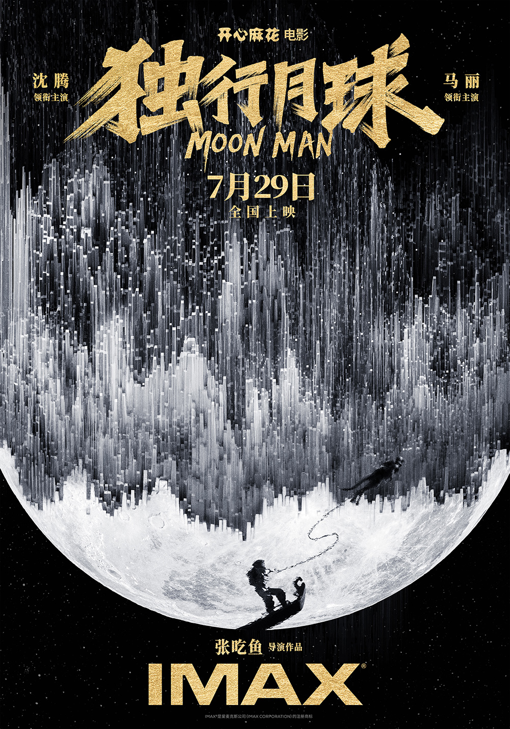 电影《独行月球》正式版+角色版海报