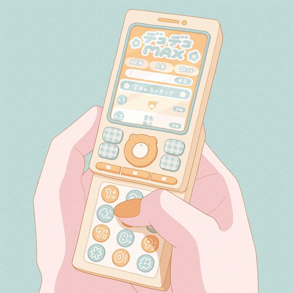 温温柔柔！12 张粉嫩的少女插画