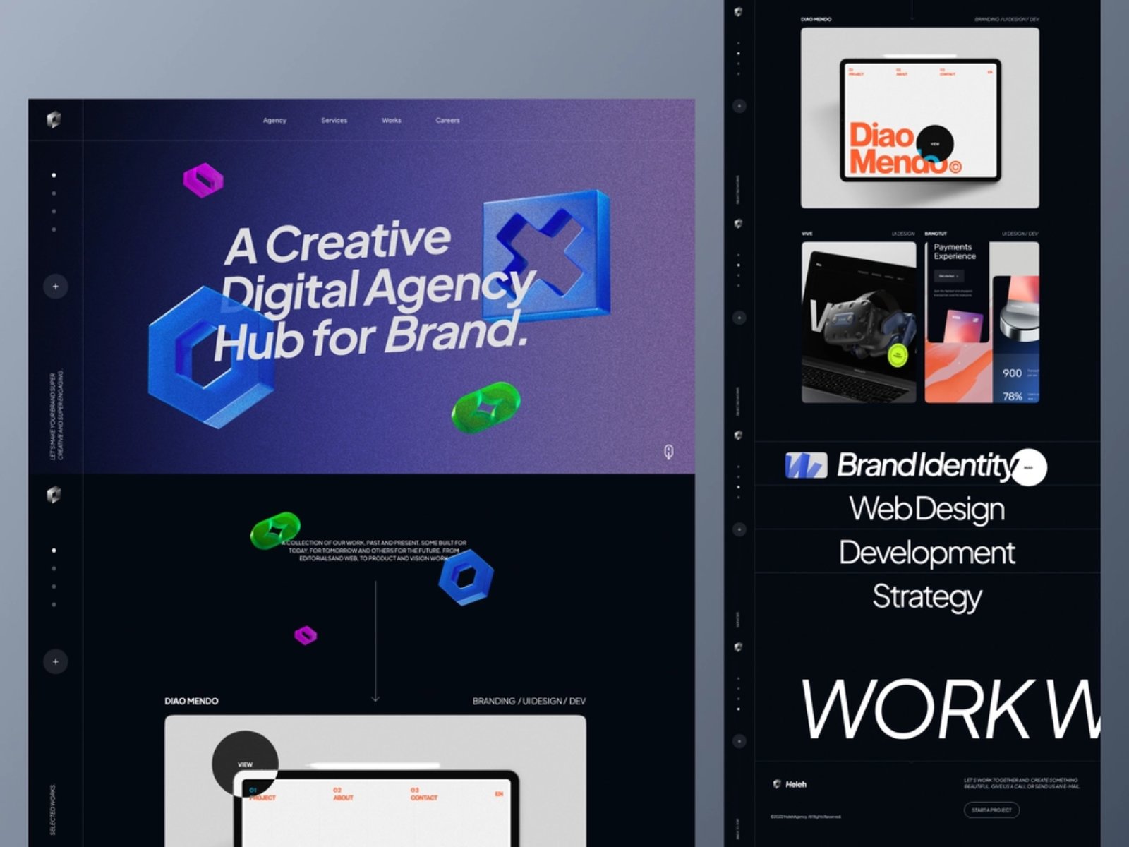 现代推广！12组数字营销机构WEB界面设计灵感