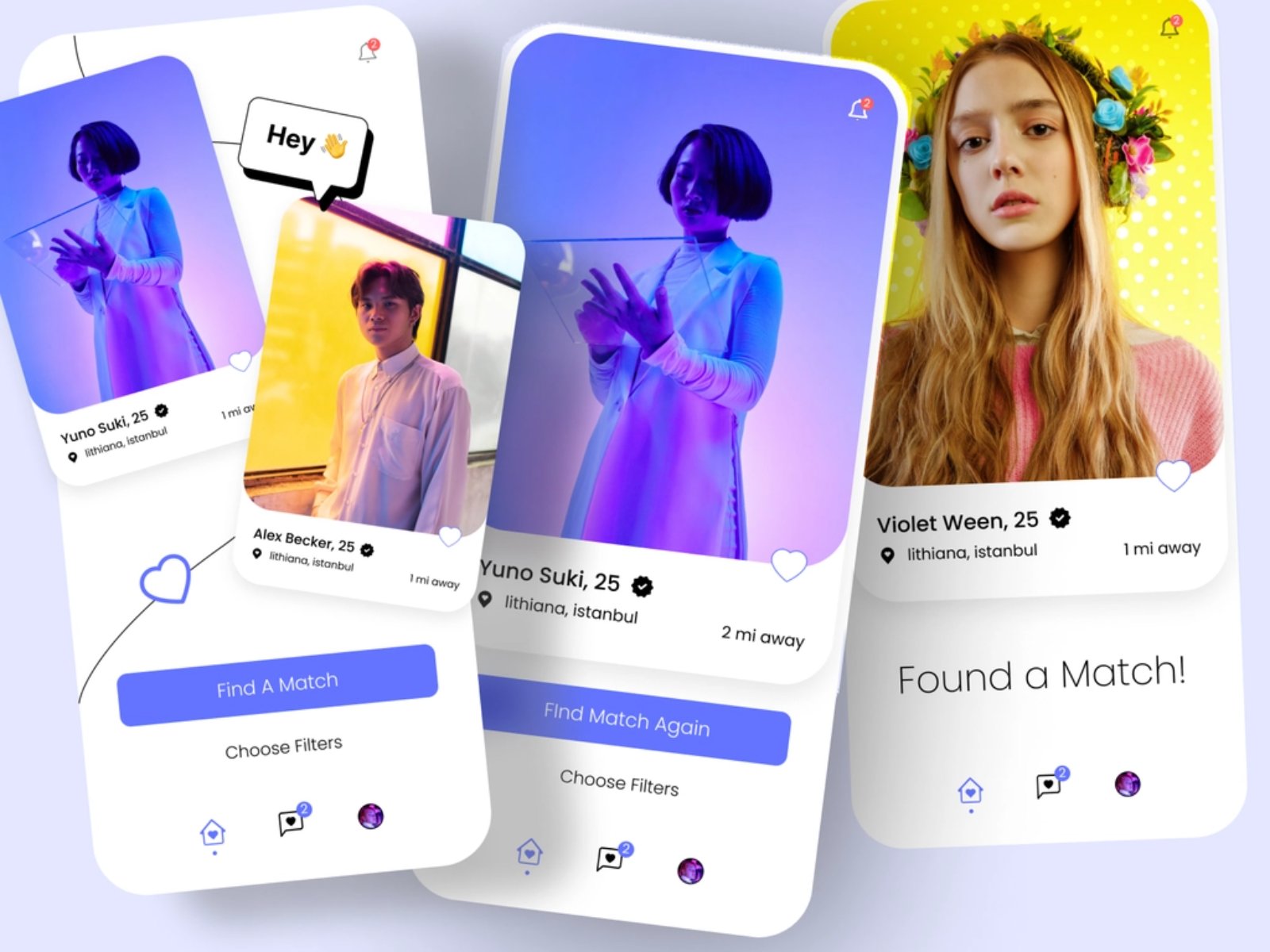 一场邂逅！12组社交约会APP界面设计灵感