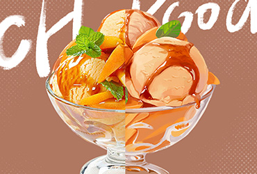 炎炎夏日！6 步教你绘制芒果冰淇淋