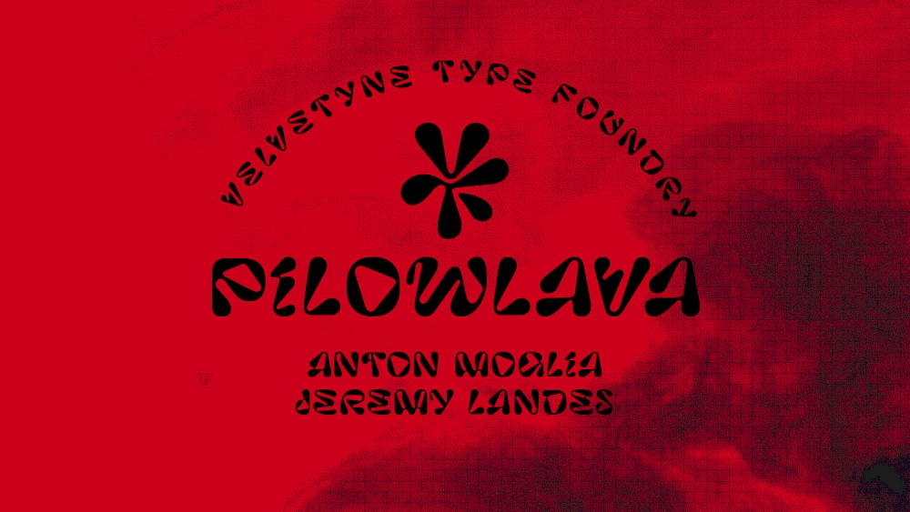 Pilowlava！一款潮流前卫十足的免费商用英文字体