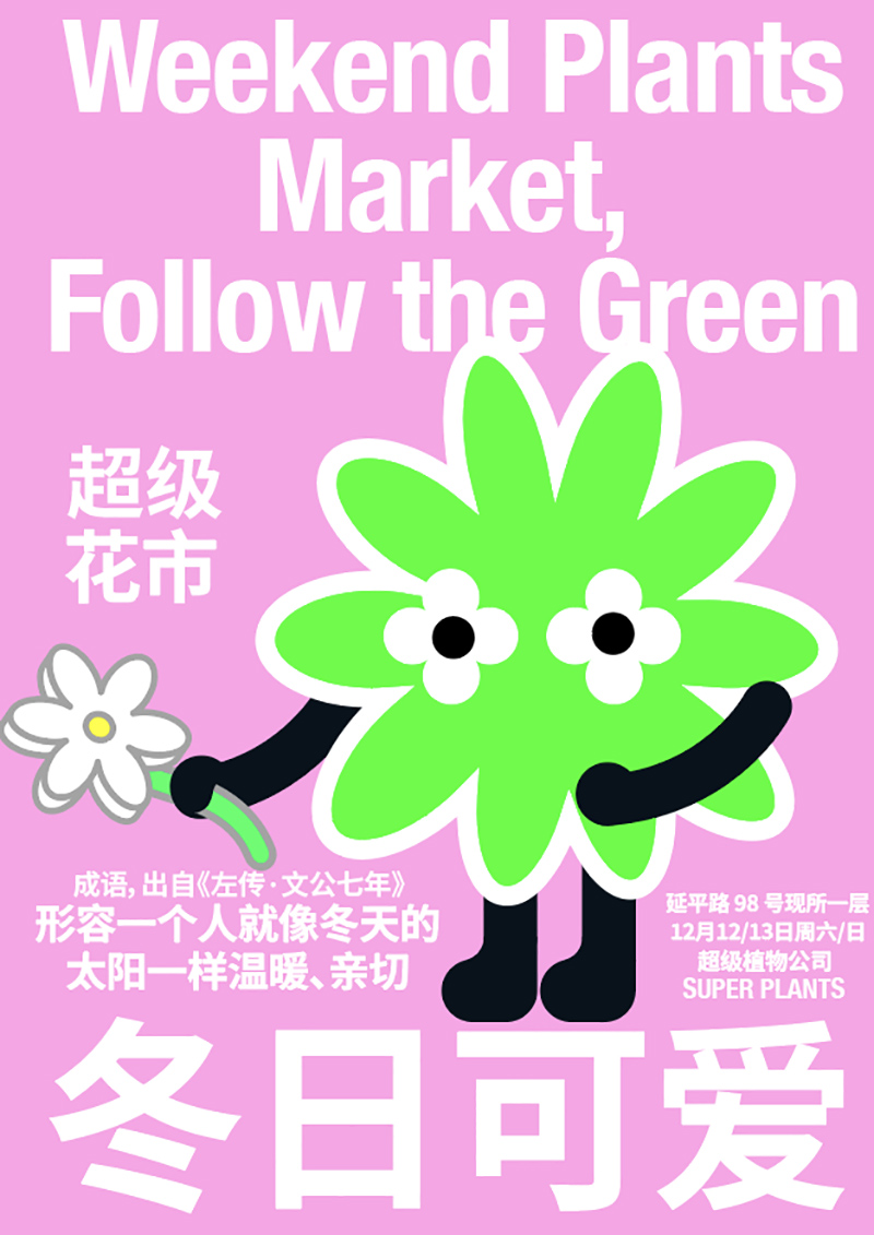 简约而不简单！超级植物公司产品海报