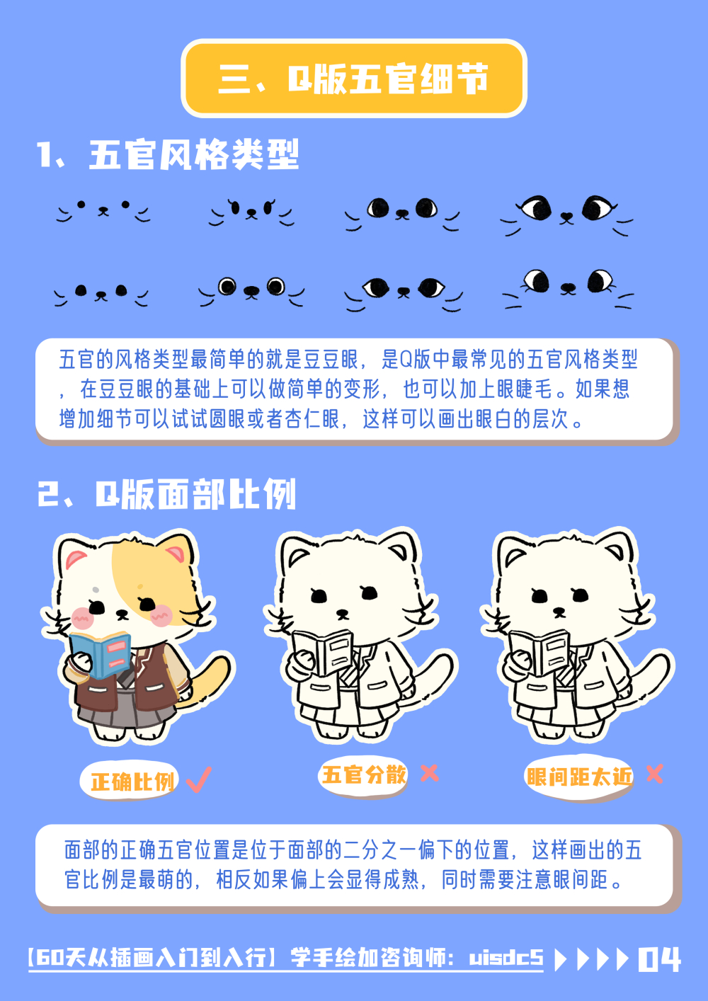 可爱 Q 版猫猫教程！零基础新手也能画