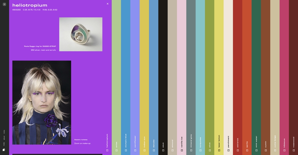 设计神器Color Selector！兼具艺术性和设计感的配色应用参考网站