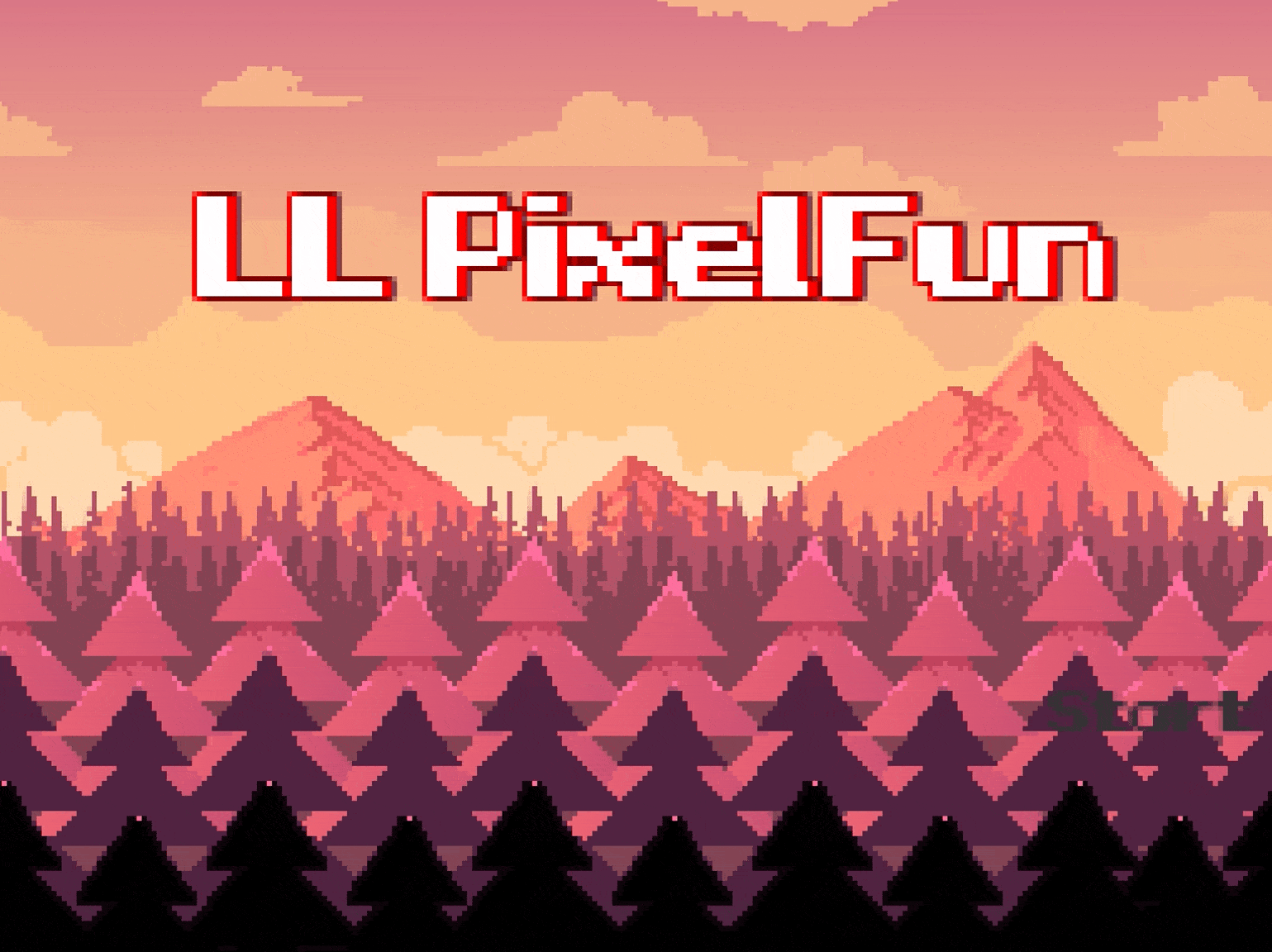 LL PixelFun！一款免费可商用的西文电子风像素字体