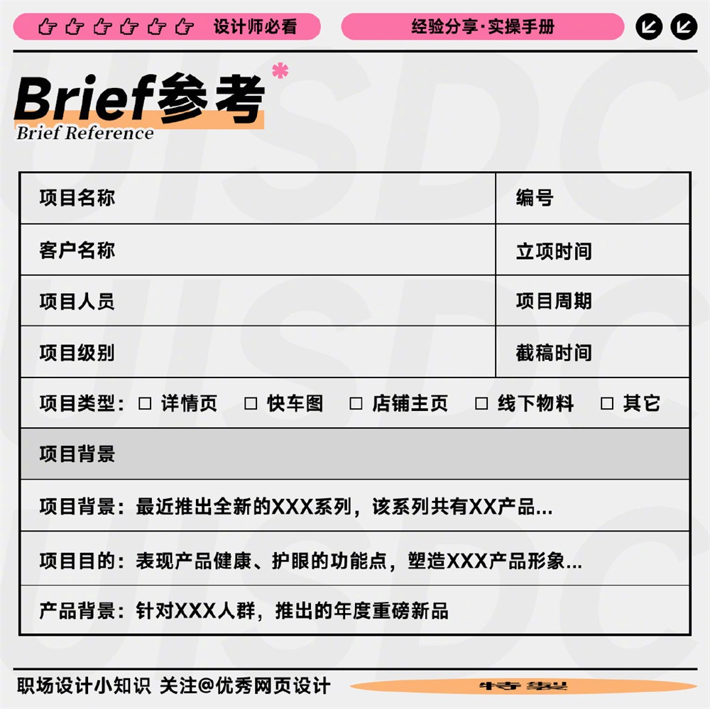 避免改稿！教你如何写 Brief