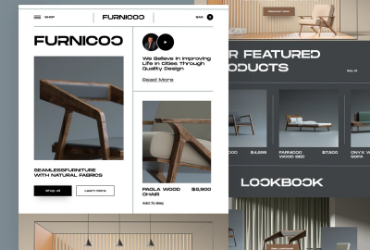 独具特色！12组家具商店WEB网页设计灵感