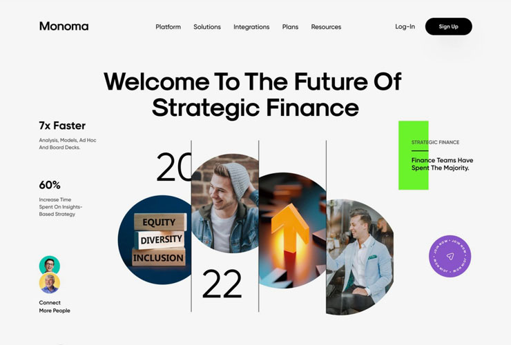 专业理财！12组金融服务WEB网页设计灵感