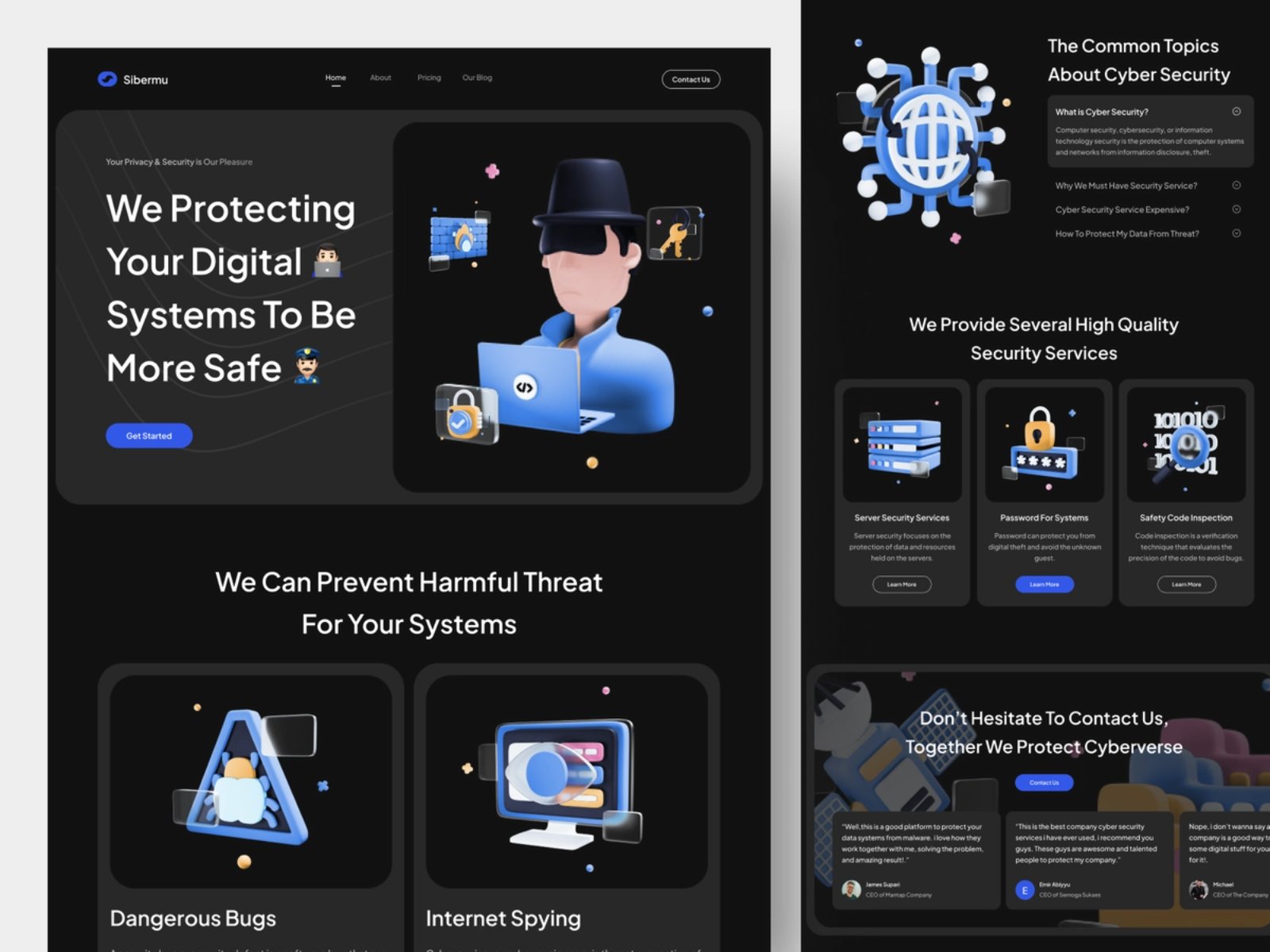 保护数据！12组网络安全WEB网页设计灵感