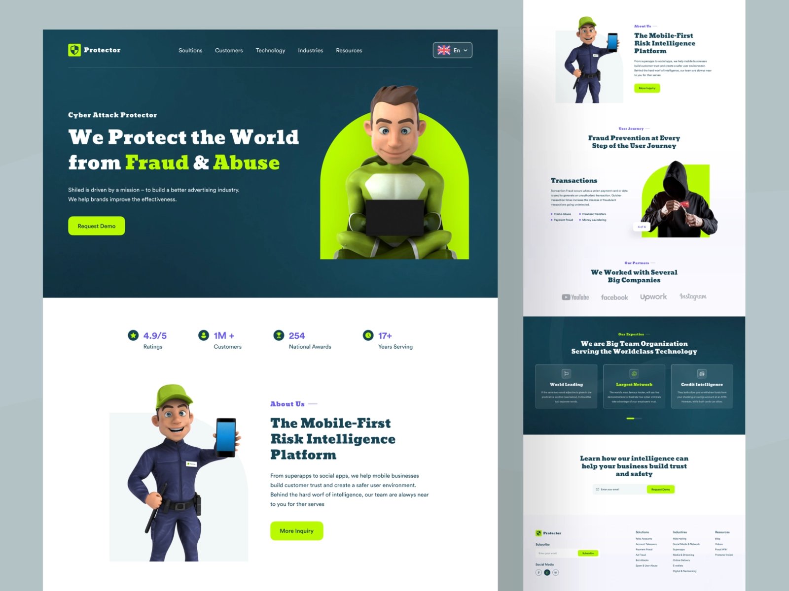 保护数据！12组网络安全WEB网页设计灵感