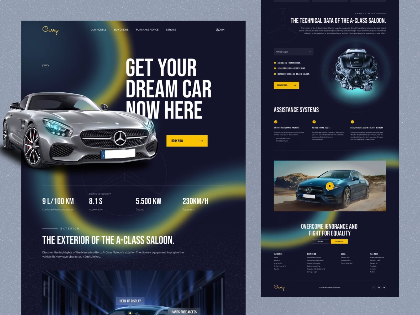 工业艺术！12组汽车品牌WEB网页设计灵感