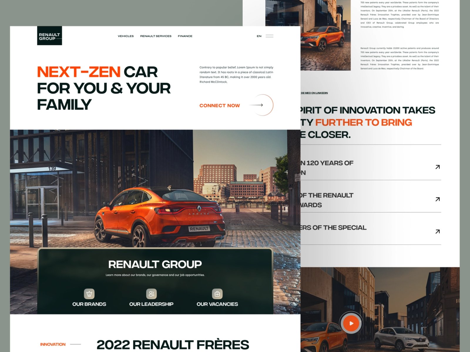 工业艺术！12组汽车品牌WEB网页设计灵感