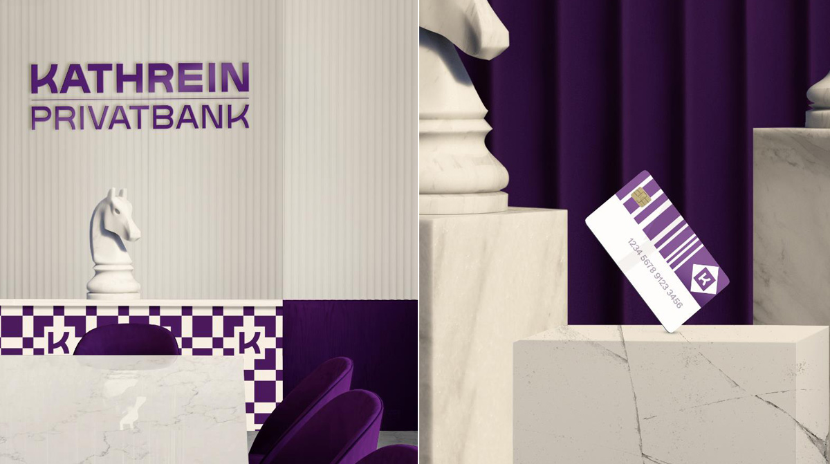 尊贵紫色！私人银行品牌VI设计