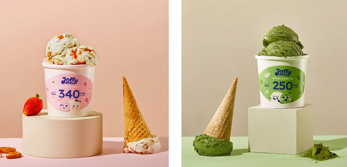 欢乐色彩！可爱风冰淇淋品牌VI设计