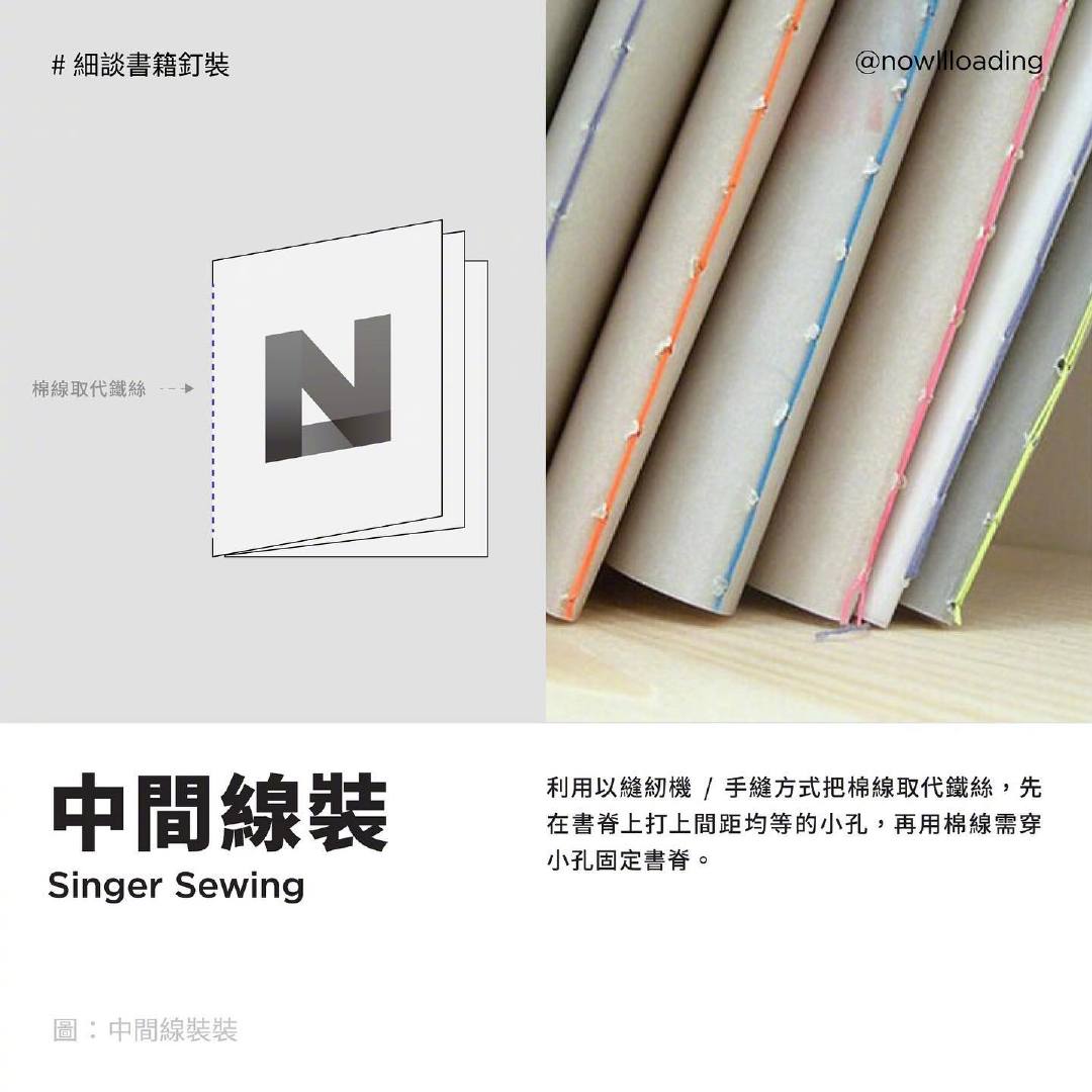 3 种常见的书籍线装装订方式！
