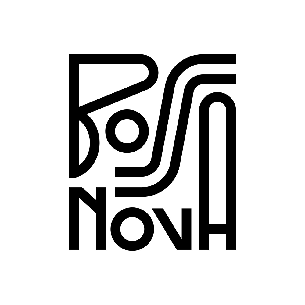 平面构成！14款线条英文字体Logo设计