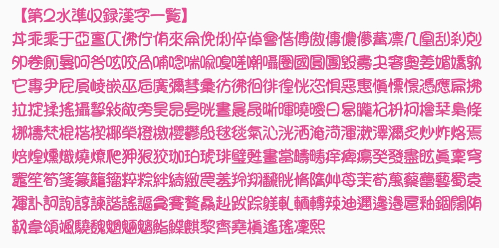 可爱少女体！一款青春甜美的免费可商用字体