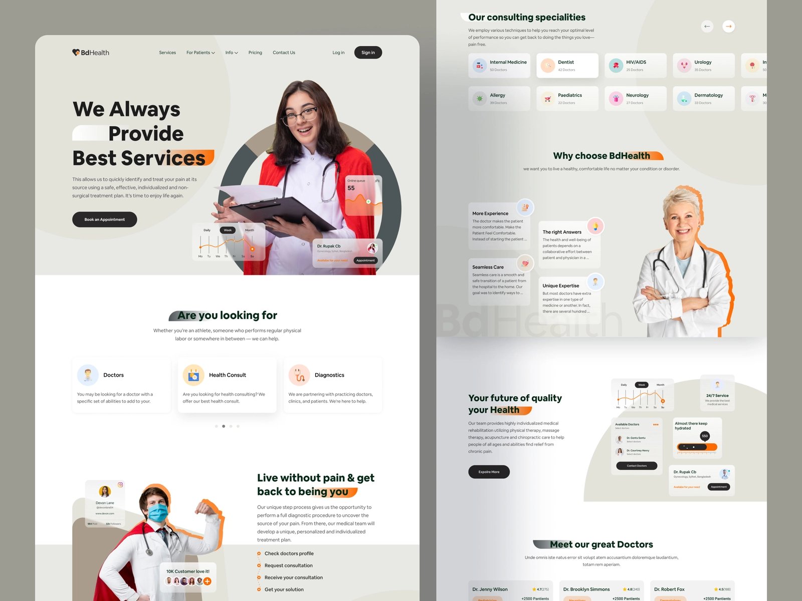 健康第一！12组医疗机构WEB网页设计灵感