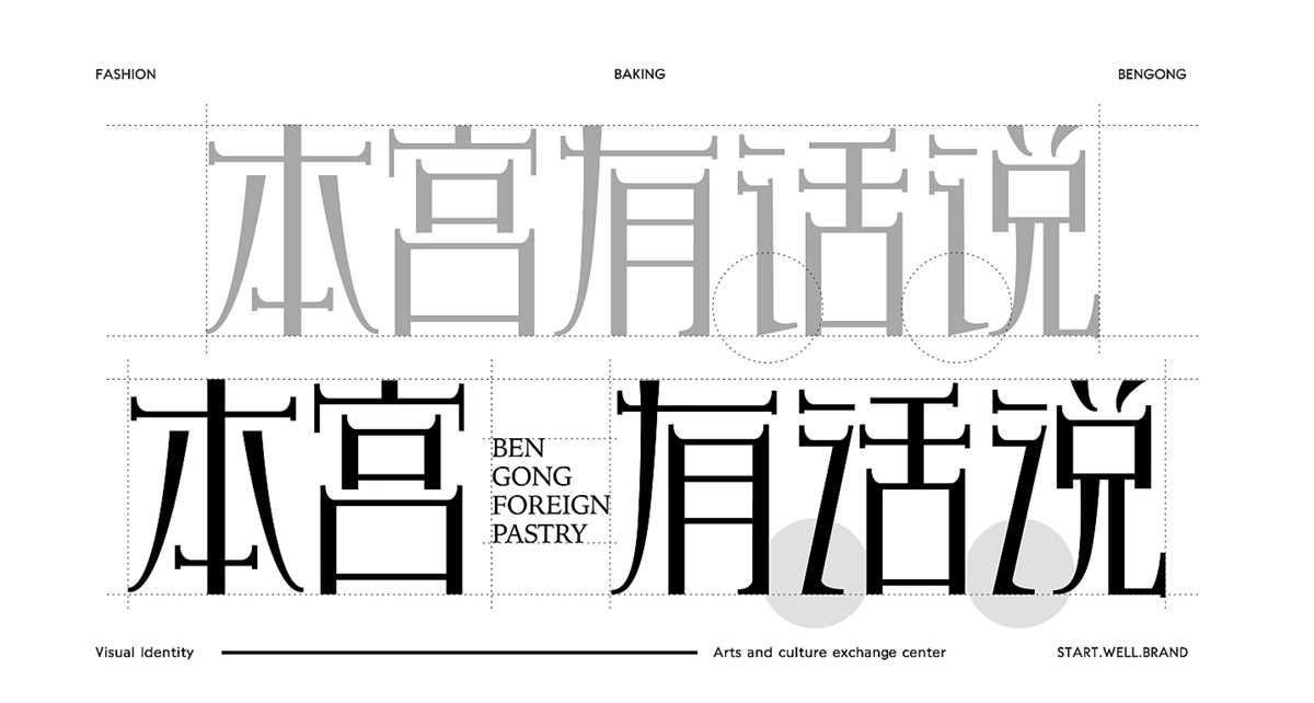 国风插画！高级感糕点烘焙品牌VI设计