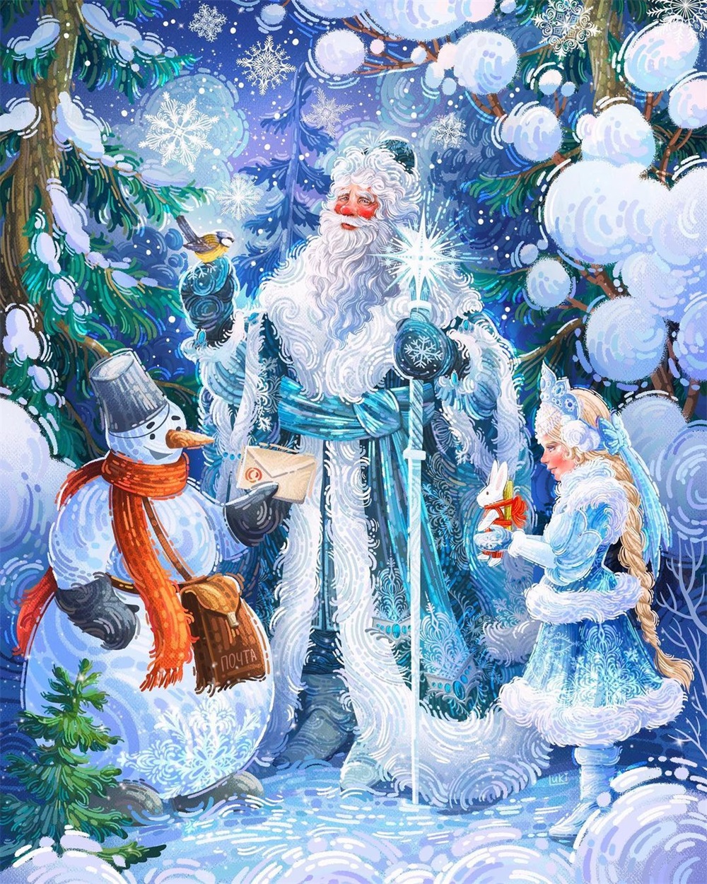 10 款十分抓眼的奇幻童画场景插画！