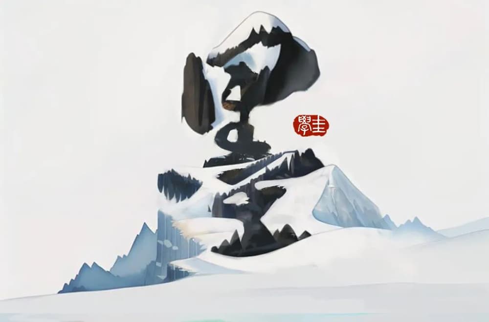 浓墨重彩！32款墨字体设计