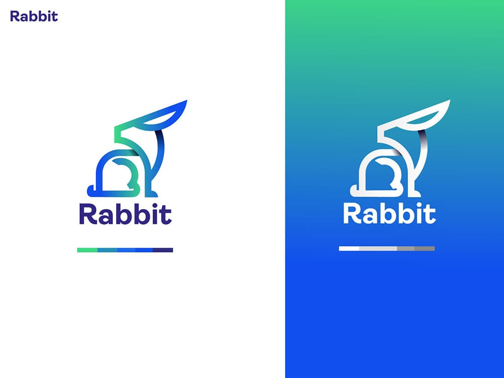 钱兔似锦！16款兔子元素Logo设计