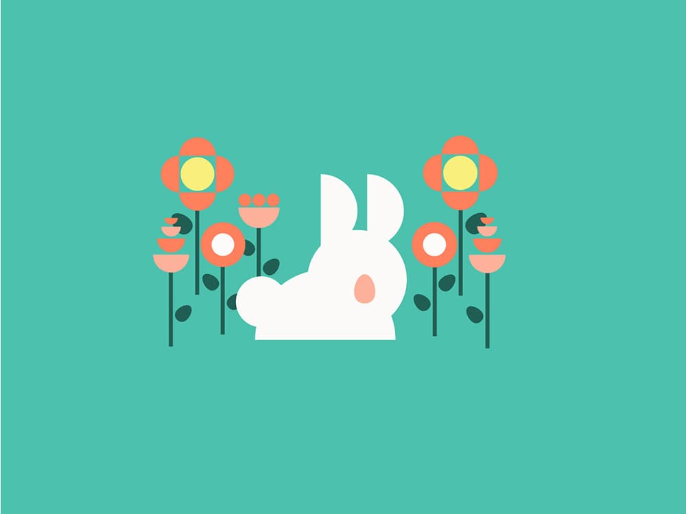 金兔送福！16款兔年兔元素大合集Logo设计之三