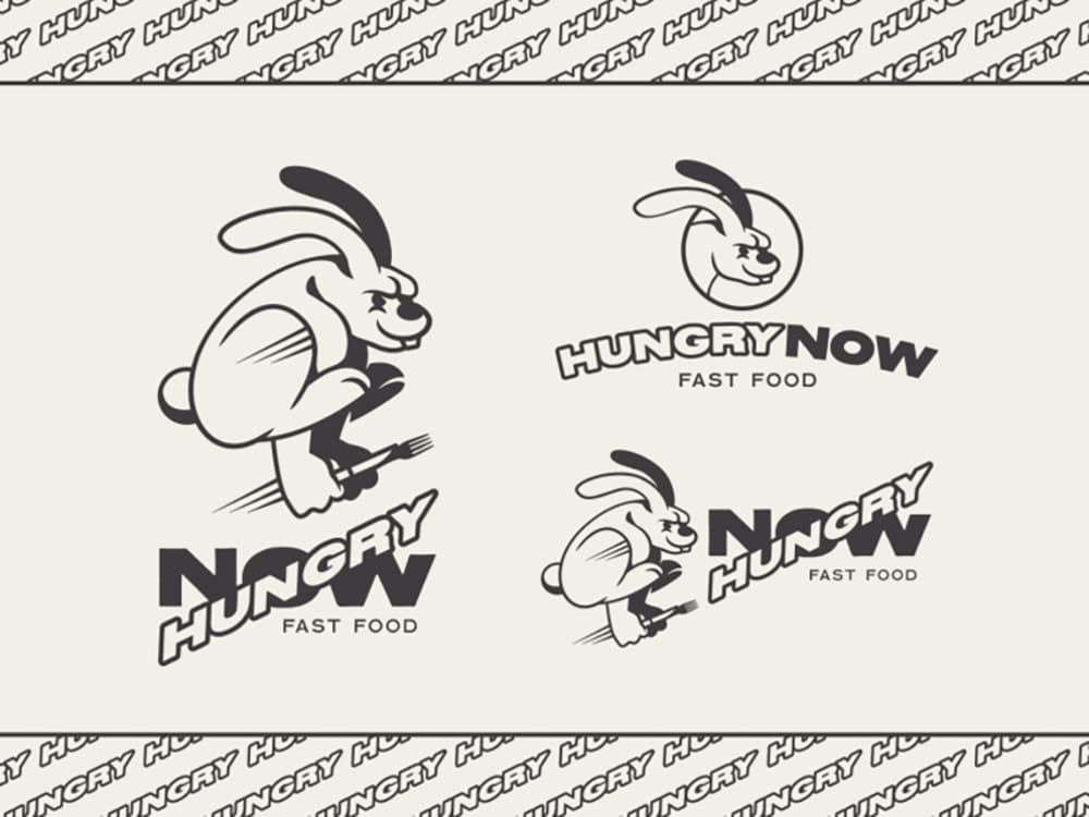 扬眉兔气！14款兔年兔元素大合集Logo设计之五