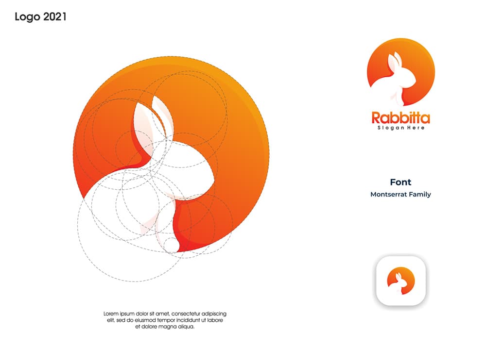 兔年大吉！16款兔年兔元素Logo设计大合集之九