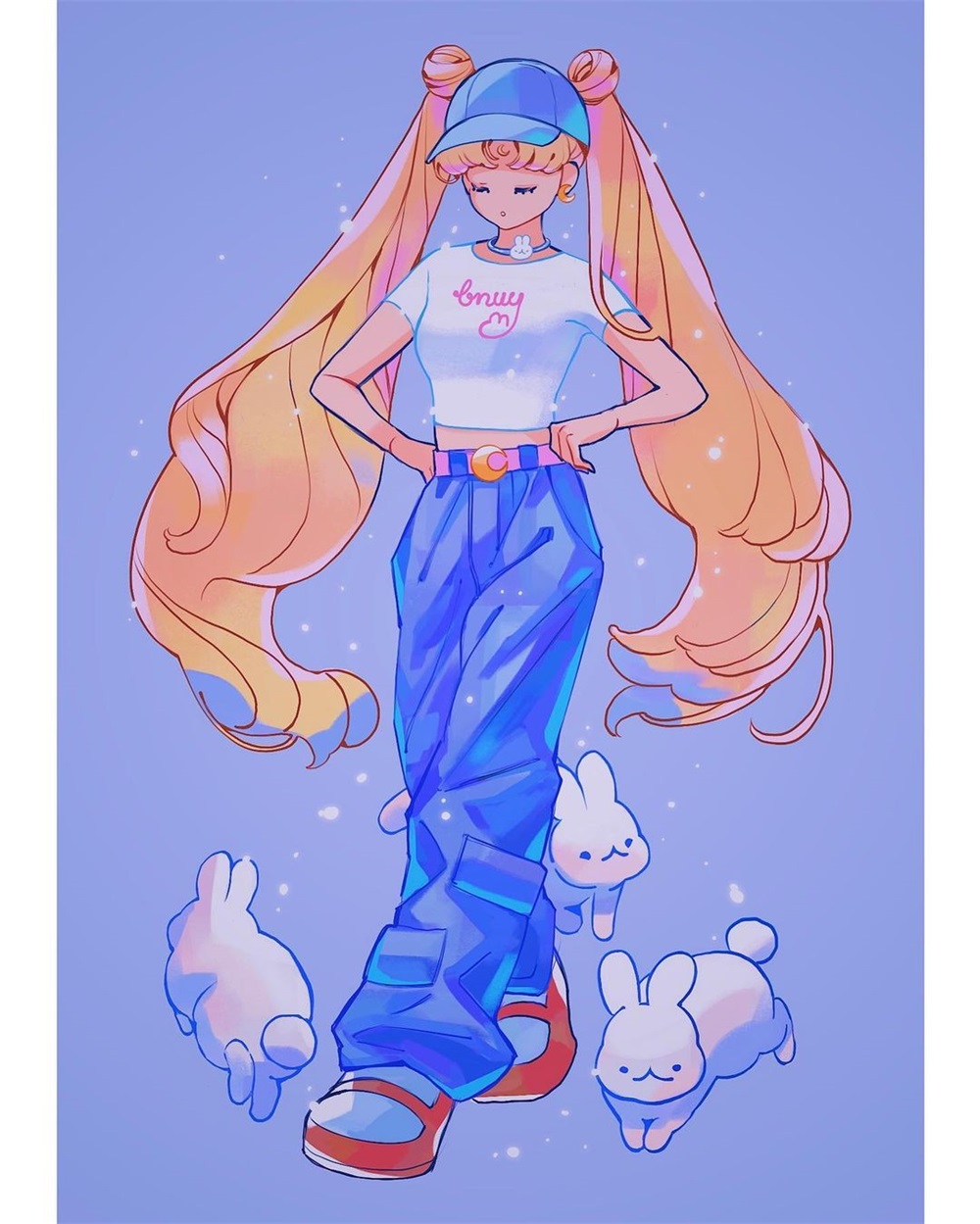 少女感十足！14 款粉嫩的漫画风格人物插画