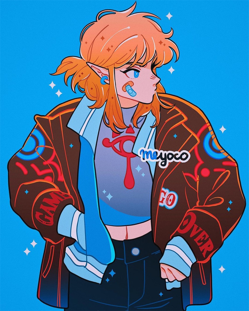 少女感十足！14 款粉嫩的漫画风格人物插画