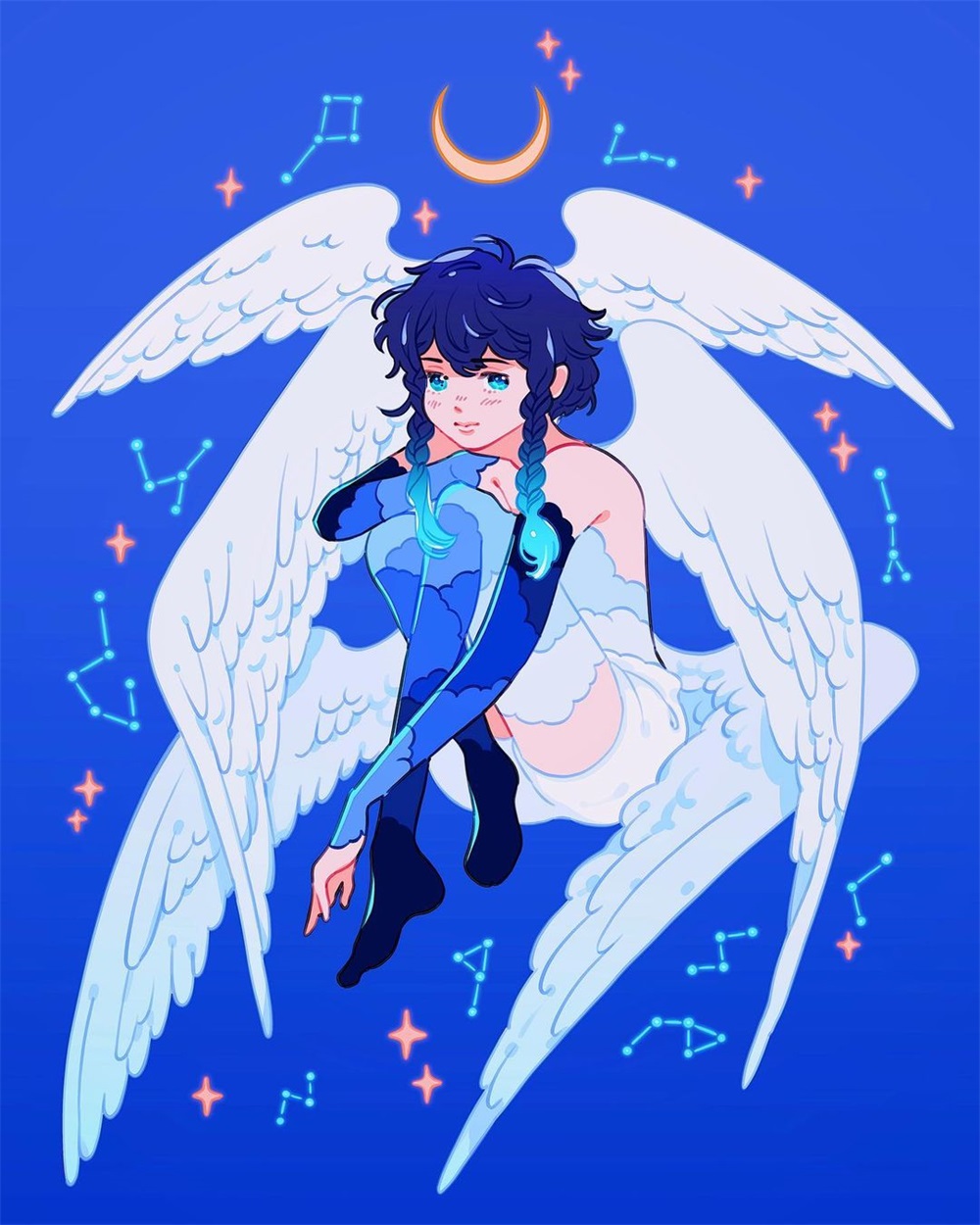 少女感十足！14 款粉嫩的漫画风格人物插画
