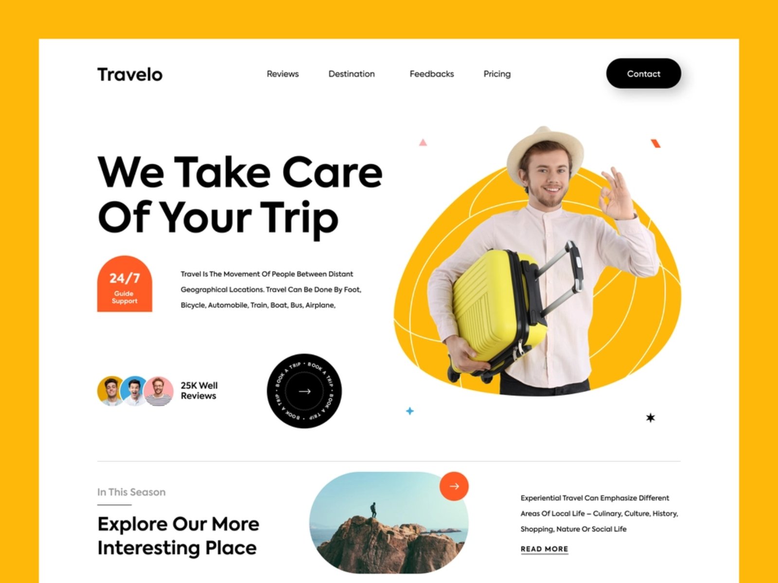 出游辅助！12组旅行机构WEB网页设计灵感