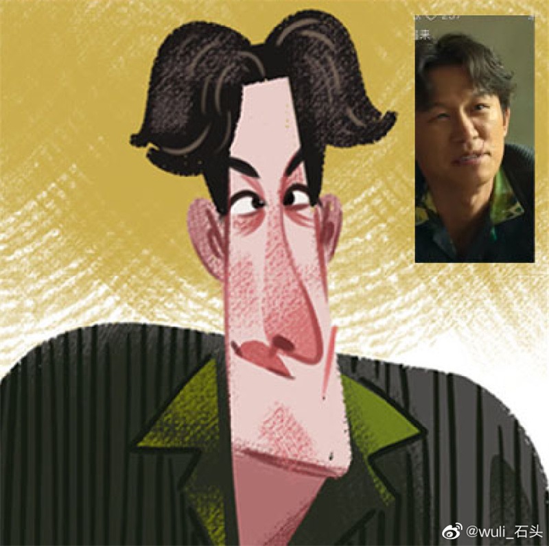 14 张美式风格狂飙人物手绘头像！