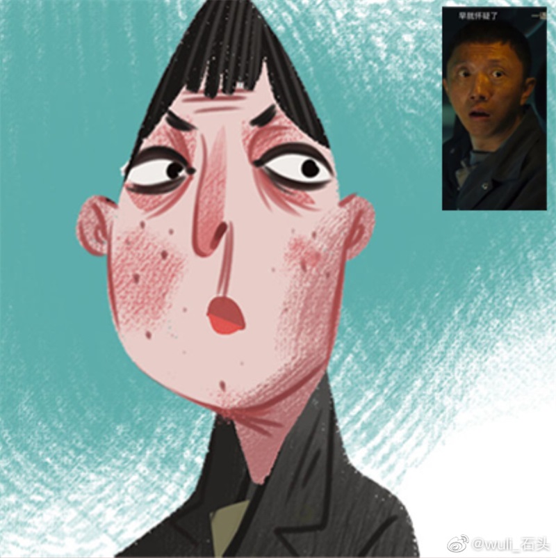 14 张美式风格狂飙人物手绘头像！