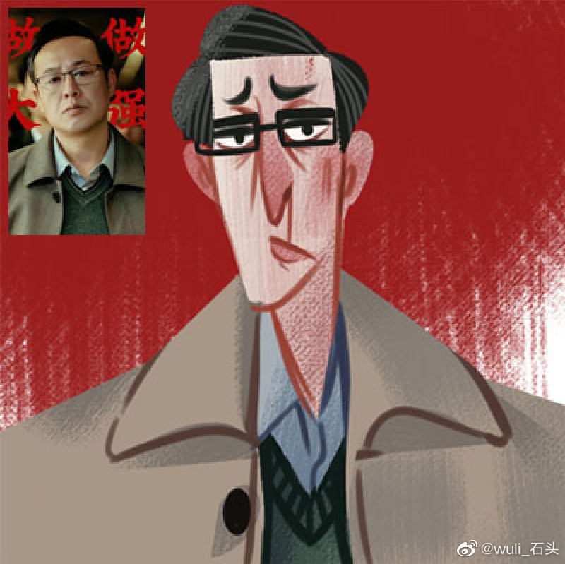 14 张美式风格狂飙人物手绘头像！