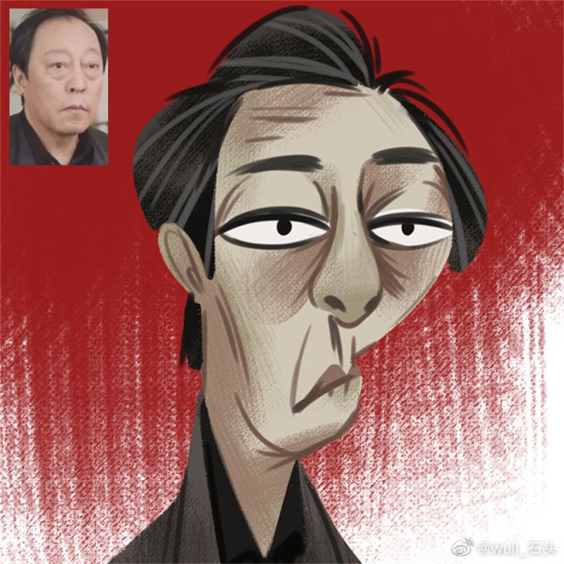 14 张美式风格狂飙人物手绘头像！