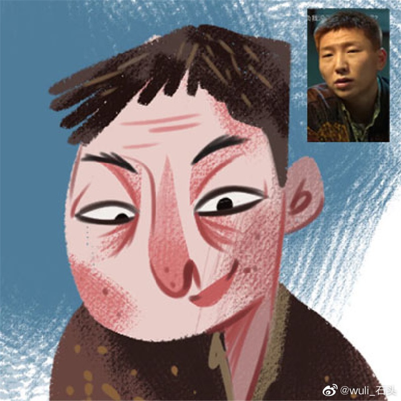 14 张美式风格狂飙人物手绘头像！